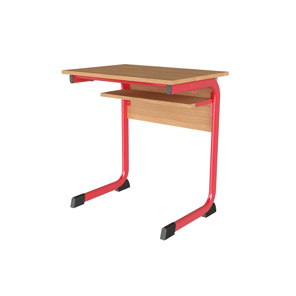 A-03/1-EP Flóra egyszemélyes , előlappal, polccal tanulóasztal