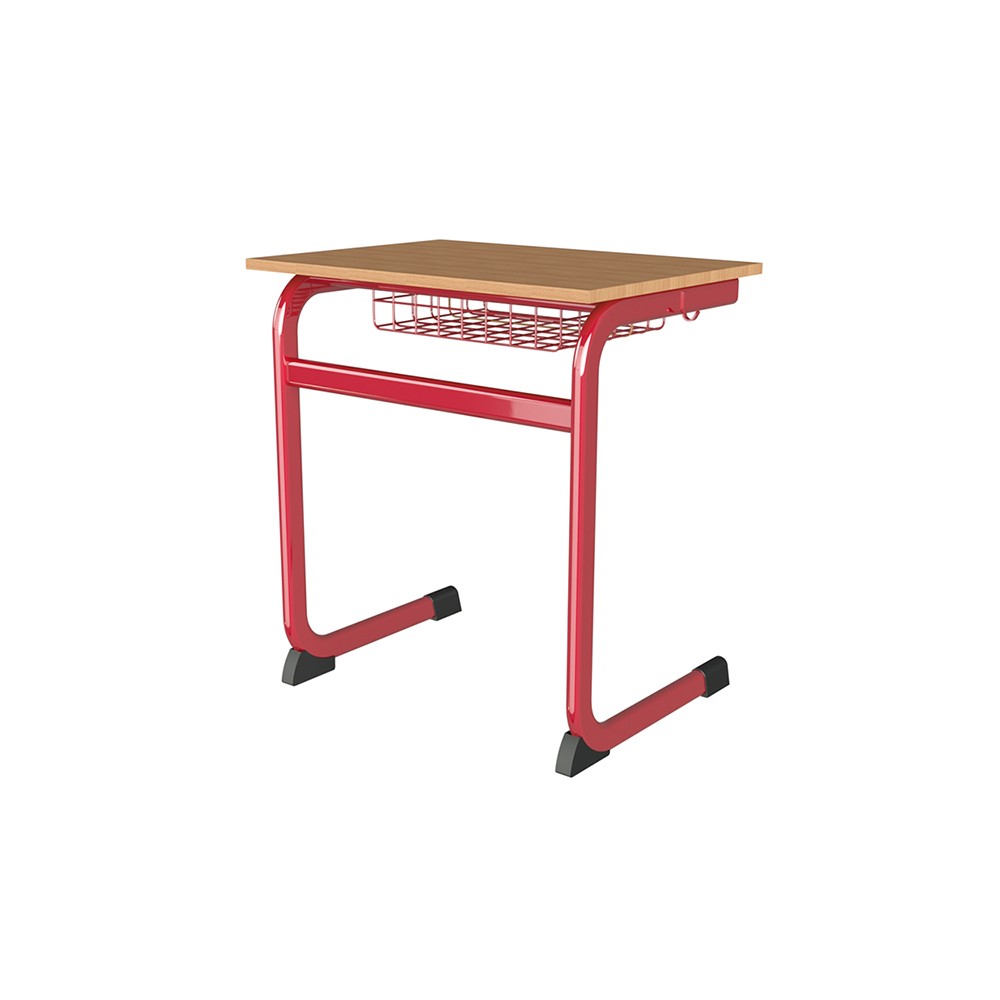 A-03/1-FR Flóra egyszemélyes füzettartó rácsos tanulóasztal