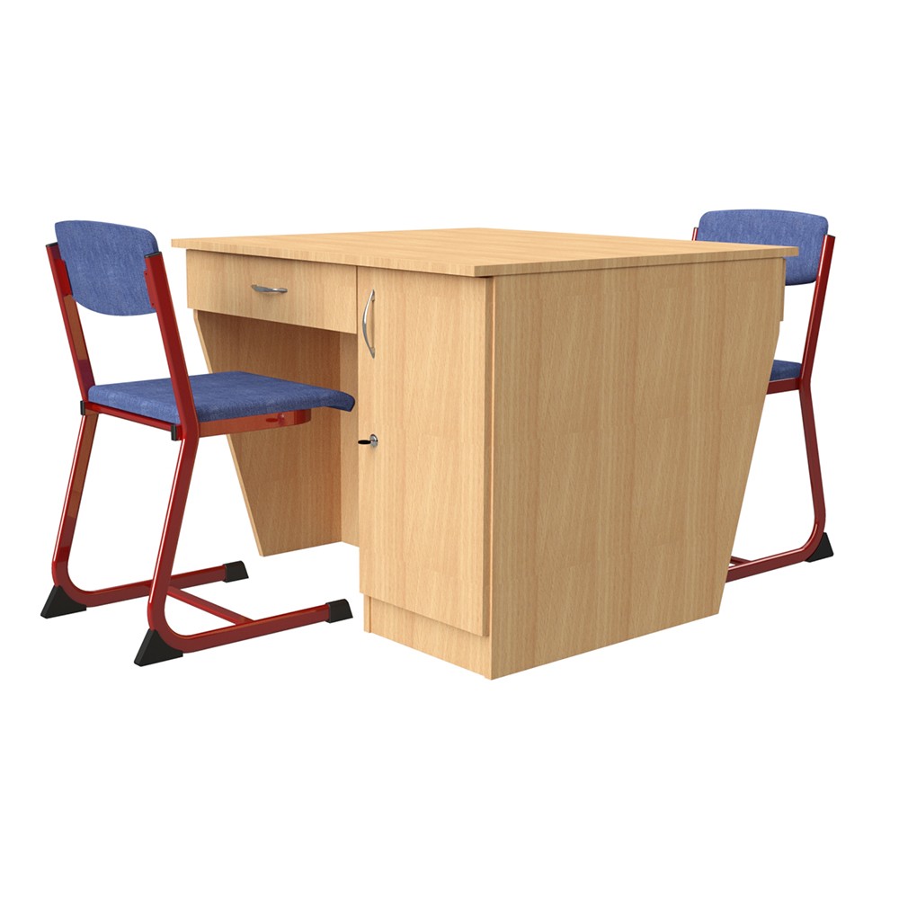 TA-01-SZ2 Savaria kétszemélyes szembenűlős tanári asztal