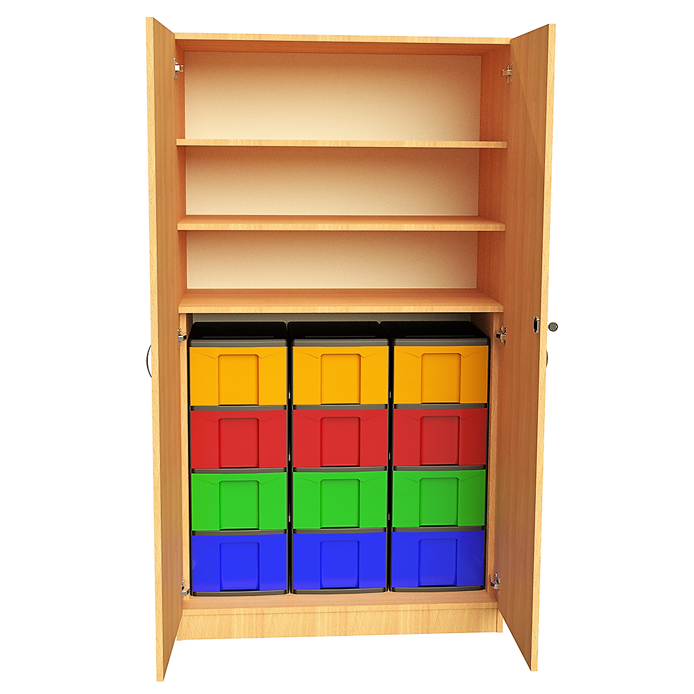 KDSZ-12L Műanyag dobozos eszköztároló