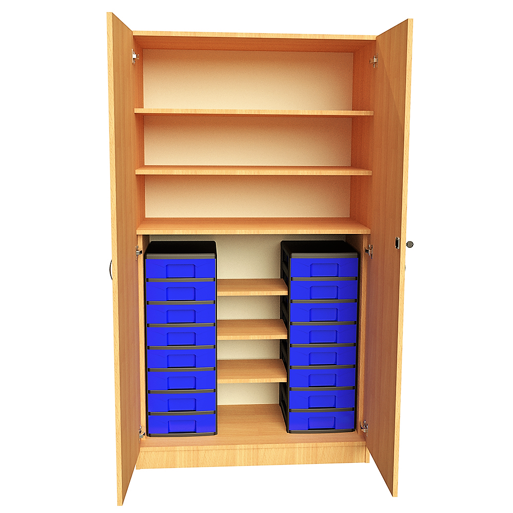 KDSZ-16M Műanyag dobozos eszköztároló szekrény