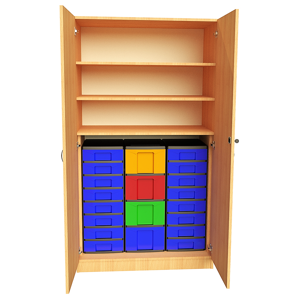 KDSZ-24M Műanyag dobozos eszköztároló szekrény