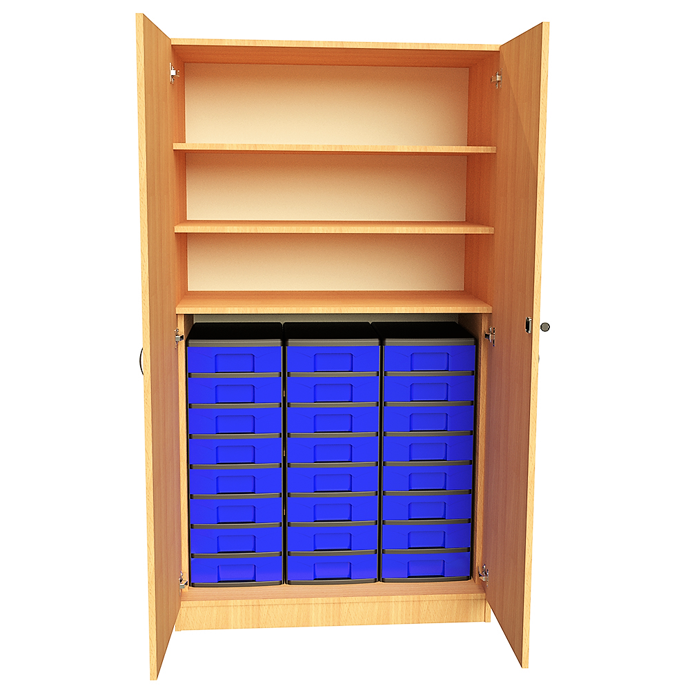 KDSZ-24M Műanyag dobozos eszköztároló szekrény