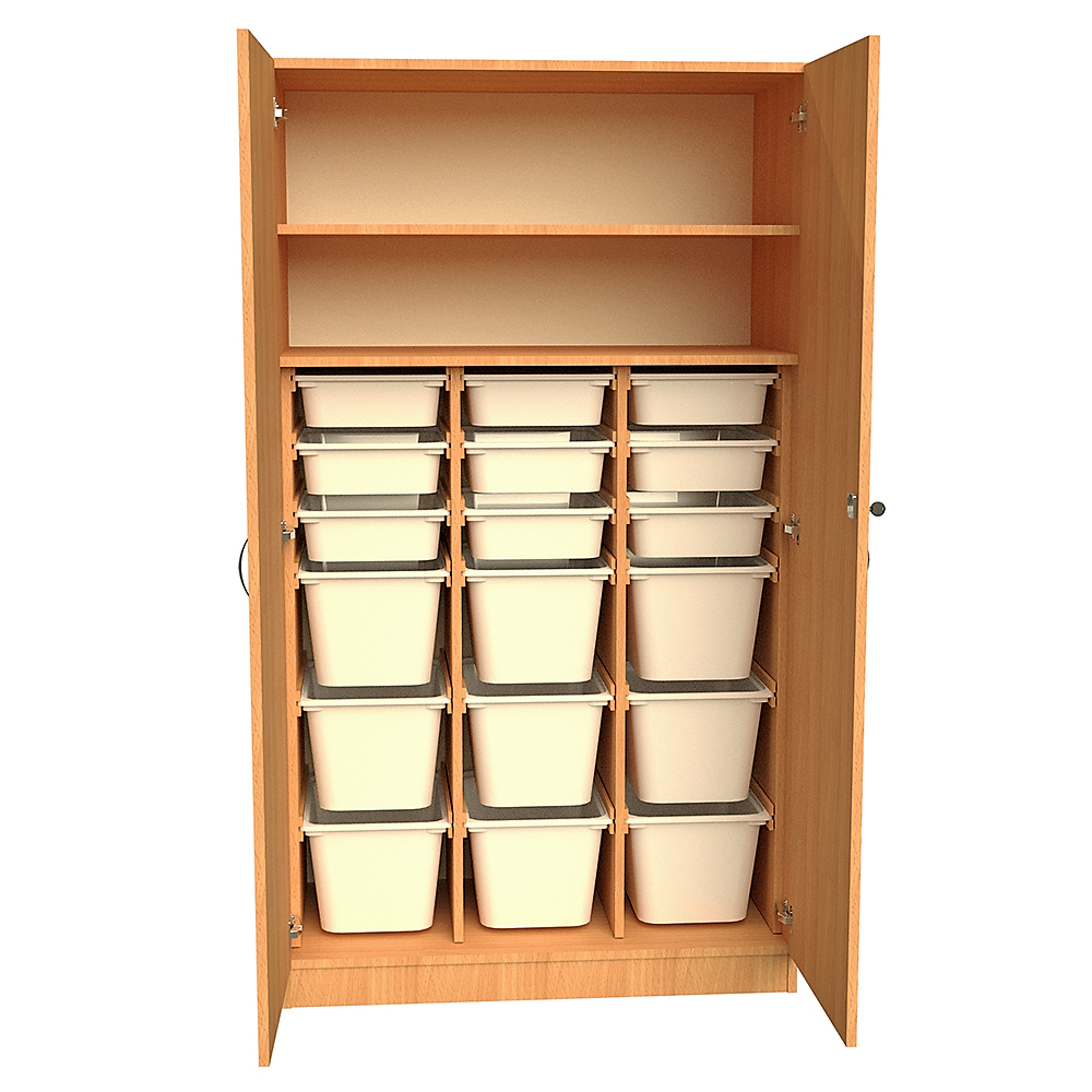 KDSZ-9M9L Műanyag dobozos eszköztároló szekrény