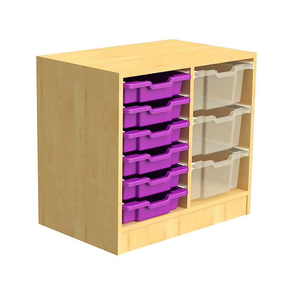 MD-01-6S3M Műanyag dobozos szekrény