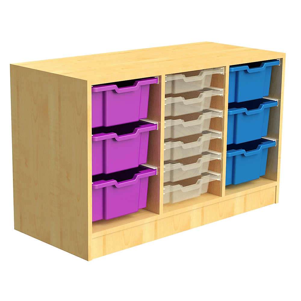 MD-04-6S6M Műanyag dobozos szekrény