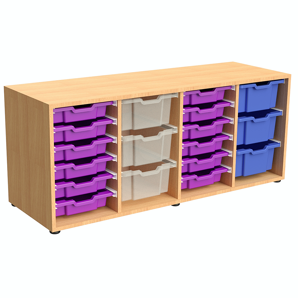 MD-10-12S6M Műanyag dobozos szekrény